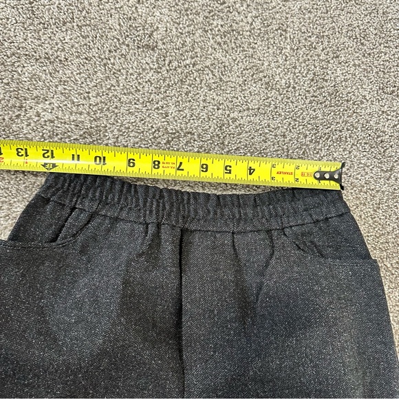 Miu Miu Herringbone Wool Blend Pull On Pants Grey Size Small - Picture 7 of 15